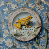 カエル – 折り畳まれたグリーティングカード カード