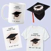 おもしろいパーソナライズされた卒業 案内状