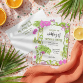 トロピファンキー描カルフローラ結婚ズ 招待状