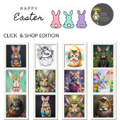 バニお洒落ー耳のイースター猫 Case-Mate iPhoneケース