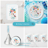 おもしろい飛んでいるユニコーン虹の色1st誕生日 パーティーハット