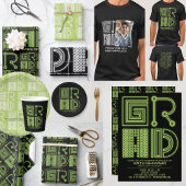 グラード |グリーンネオン卒業パーティー招待状 招待状