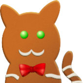 踊りのジンジャーブレッドのクッキー ドアマット