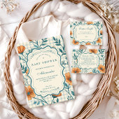 ギンガム ピーチ フラワーディッパー ラッフル エンクロージャーカード