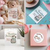 パステルピンクイエローベビードラゴンサンキュー フェイバータグ