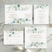 金ゴールドと緑結婚植物式 プログラム