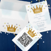 Little Prince Boy Baby Shower フェイバータグ