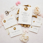 金ゴールドディスコレトロ踊りブライダルシャワー歓迎 ポスター