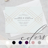 金ゴールドホワイトエレガンスダイヤモンドジオデコ結婚ズ エンクロージャーカード