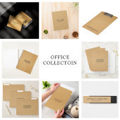 Gold Faux Leather Texture Design クリップボード