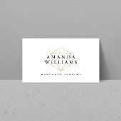 シックフェイク金ゴールド宝石ジュエリーデザイナーポストカード ポストカード