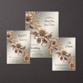 Floral Wreath Rubber Stamp ラバースタンプ (この独立クリエイターのコレクションをカスタマイズ。)