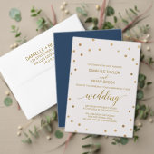 金ゴールド結婚水玉模様 ゲストブック (この独立クリエイターのコレクションをカスタマイズ。テスト)