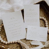 金ゴールドシンプルミニマルベビービンゴシャワーゲーム