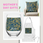 Golden Blue Elegance ラゲッジタグ