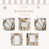 Golden Meadow Wildflower Wedding 招待状