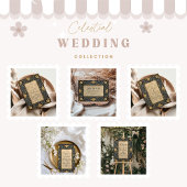 Golden Midnight Celestial Wedding 招待状