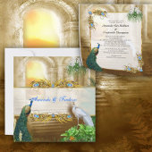 ゴールデン王室のピーコックテンプル結婚の夢 テーブルナンバー