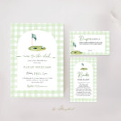 Golf baby shower Diaper Raffle sign ポスター