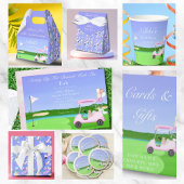 ブライダルゴルフブライダルシャワーシームレス模様 ラッピングペーパー