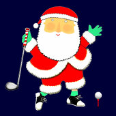 Golf Christmas シーズンカード