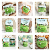 ボーイゴルフテーマ3rdバースデーパーティー 招待状