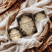 Gothic Arch Black Rose Birthday スタンダードカクテルナプキン