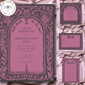 ゴシック様式の黒いブルゴーニュ中世まで結婚死の 招待状