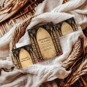 Gothic Cathedral Midnight Birthday スタンダードカクテルナプキン