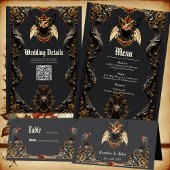 愛の影の中のゴシックのロマンス。 ラウンドシール