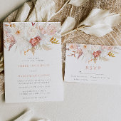 完璧なバラ金ゴールドと赤面フローラ結婚の 箔招待状