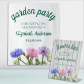 Graduation Garden Party Flower Bar アクリルサイン