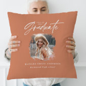 写真数々のセージモダングリーンスクリプト卒業 フリースブランケット