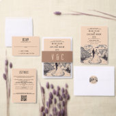 グランドキャニオンカップルQRコードと詳細 エンクロージャーカード (この独立クリエイターのコレクションをカスタマイズ。)