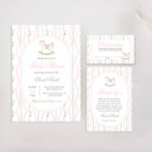 Rocking Horse Diaper Raffle Card エンクロージャーカード