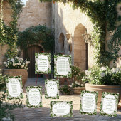 緑の葉のミニマルな日付カードを保存 招待状