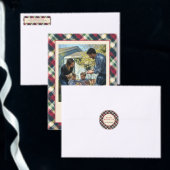 Green Red Tartan Plaid Custom Christmas Holiday ギフトタグ (この独立クリエイターのコレクションをカスタマイズ。)