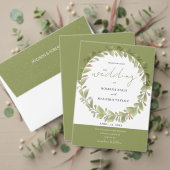 緑エレガントリース水色パーソナライズされた ギフトタグ (この独立クリエイターのコレクションをカスタマイズ。テスト)