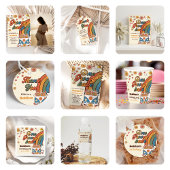 Groovyを取得しようレトロレインボー6th誕生日 招待状