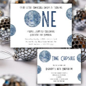 Watercolor Discoball Birthday time capsule message ノートパッド