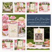 Bow First Birthday Trivia game card シーズンカード