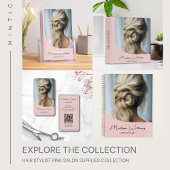 美容師モダンピンク 名札