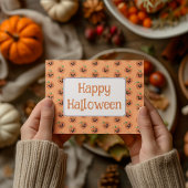 ハロウィーンかわいいカボチャ模様 薄葉紙