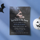 ハロウィーンピンナップガールインムーンライト招待状 招待状