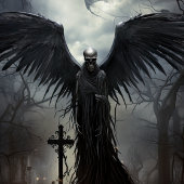 ハローウィンパーティカスタムゴシック墓地 招待状