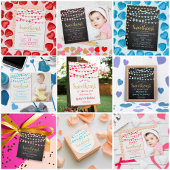 ズぶら下がったラブハートリトルスウィートアート誕生日 ラウンドシール