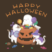 ハッピーハローウィン:魔女テディ シール