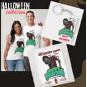 ゴーストゾンビハロウィン不気味幽霊のよく出る キーホルダー