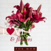 MoMピンクモダンフローラバラ用の花 コーヒーマグカップ