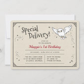 Harry Potter | Hedwig Special Delivery Birthday スクエアシール